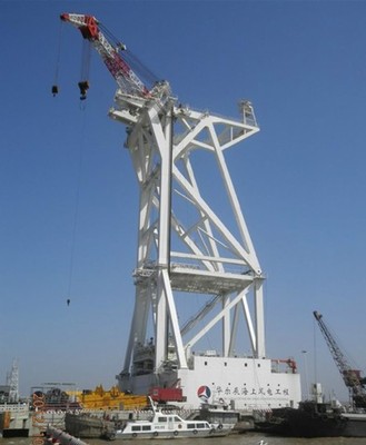 国内最大的海上风电安装多功能船研制成功__中国甘肃网